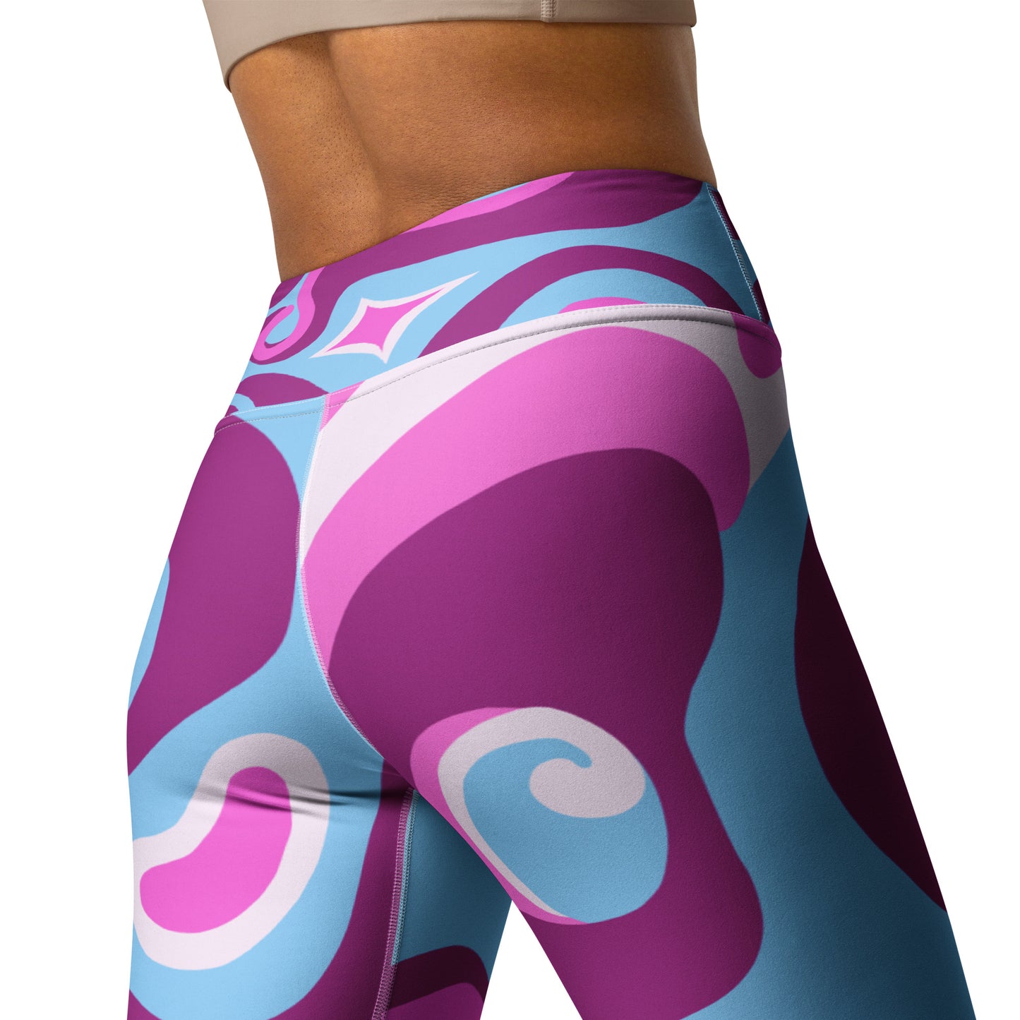 Dreamy Lilac Fine Art Print Yoga Leggings