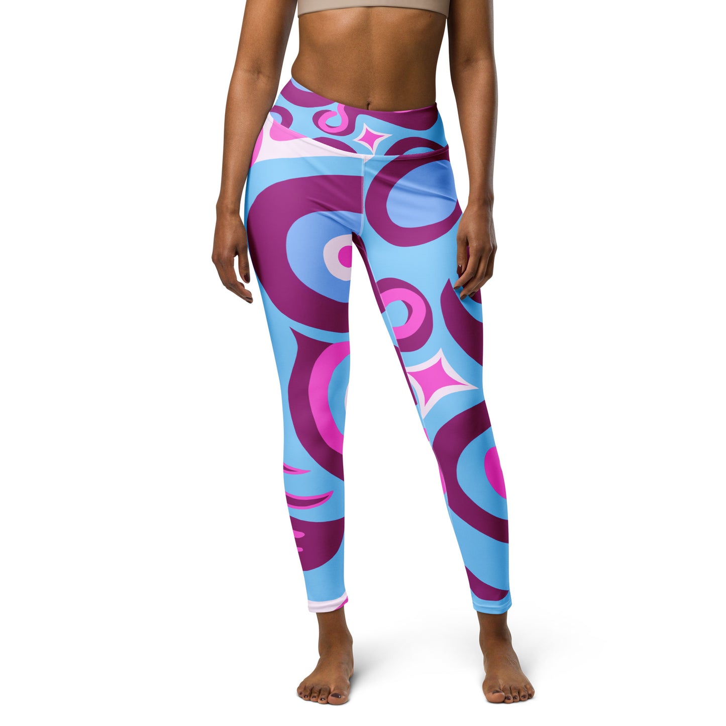 Dreamy Lilac Fine Art Print Yoga Leggings