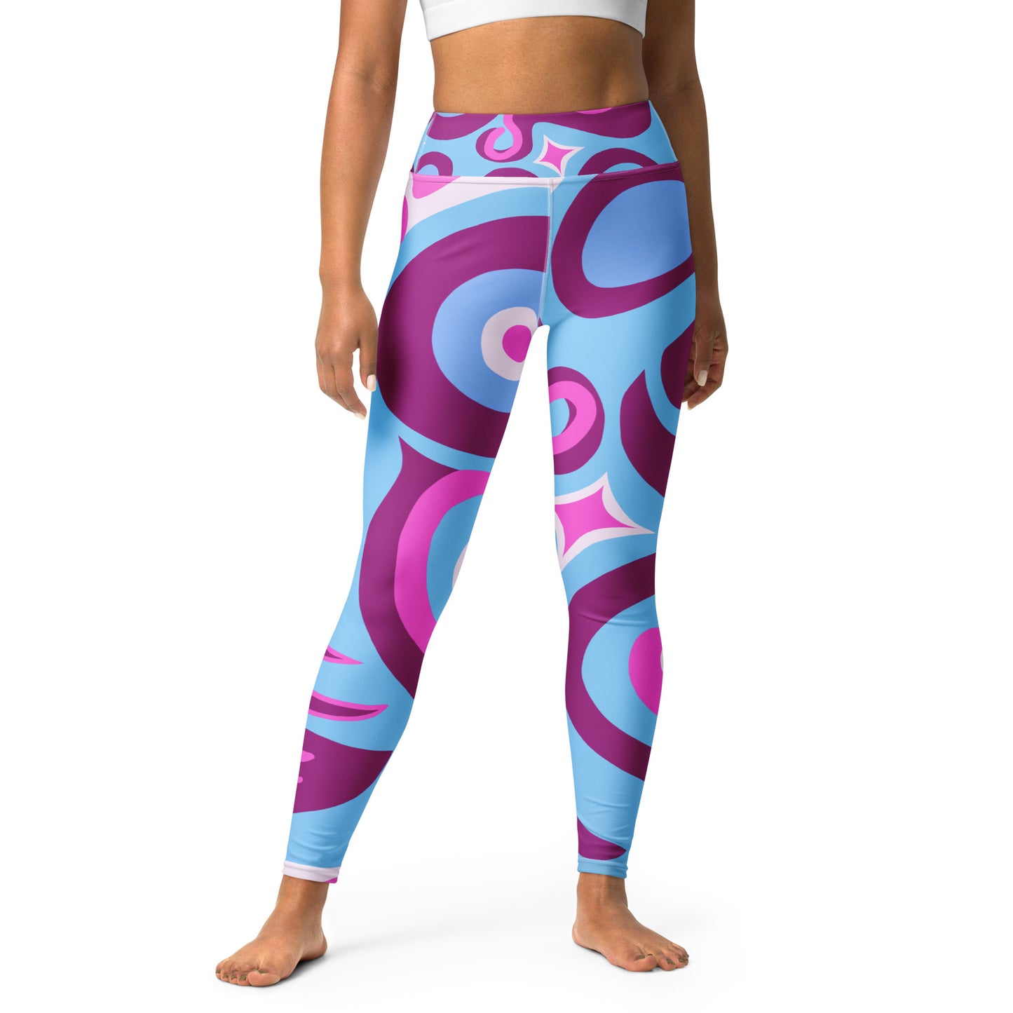 Dreamy Lilac Fine Art Print Yoga Leggings