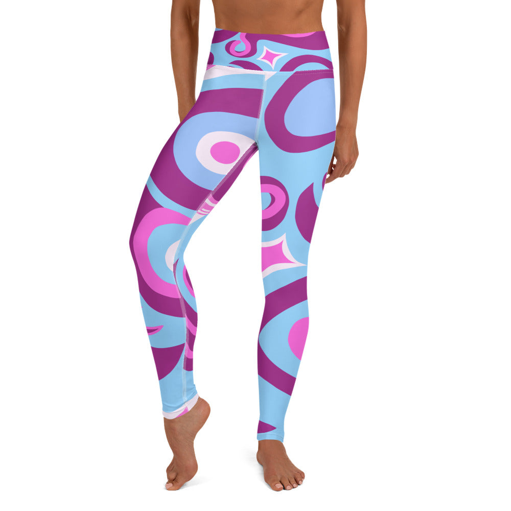 Dreamy Lilac Fine Art Print Yoga Leggings