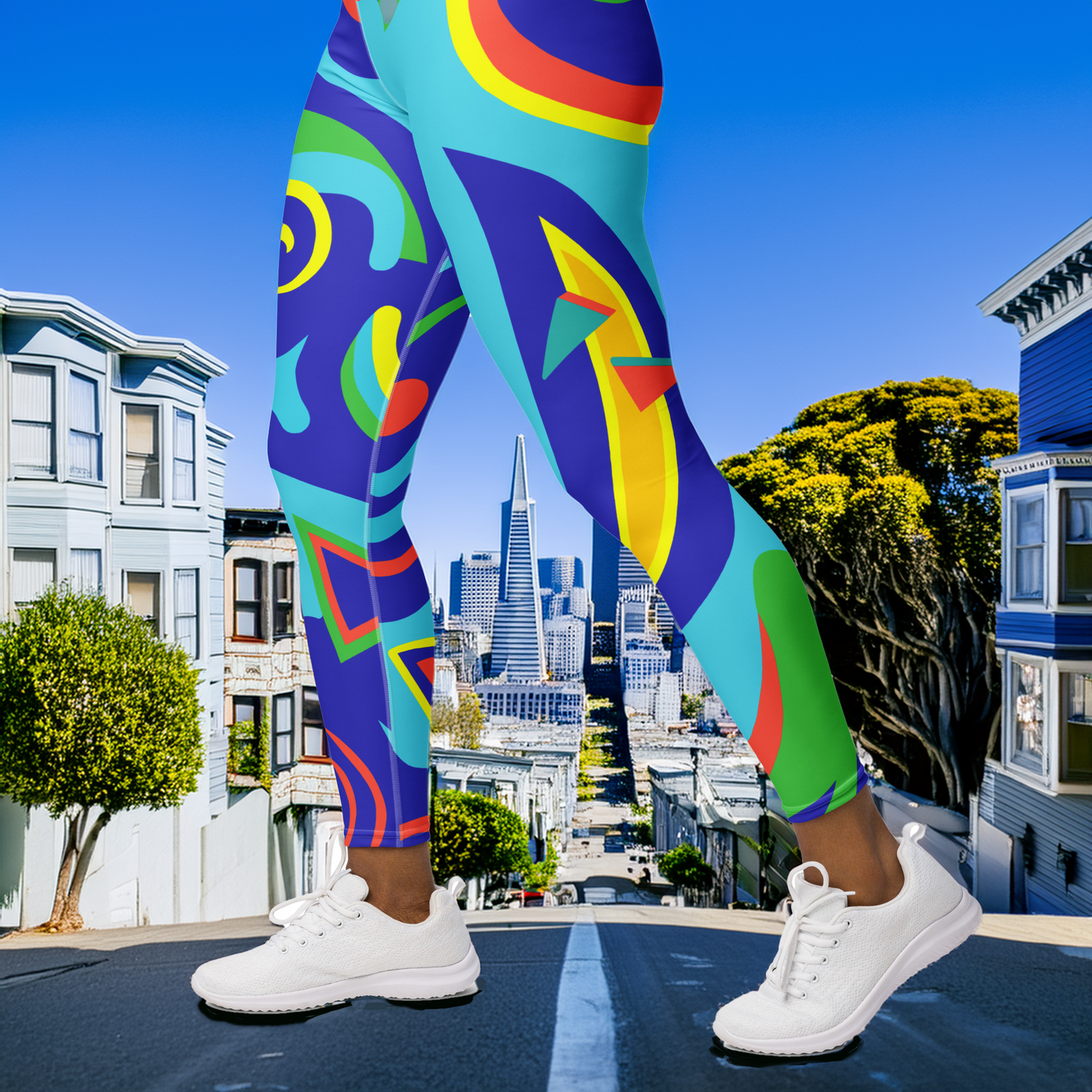 San Francisco Fisherman’s Wharf Fine Art Print Yoga Leggings