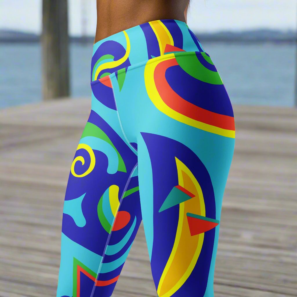 San Francisco Fisherman’s Wharf Fine Art Print Yoga Leggings