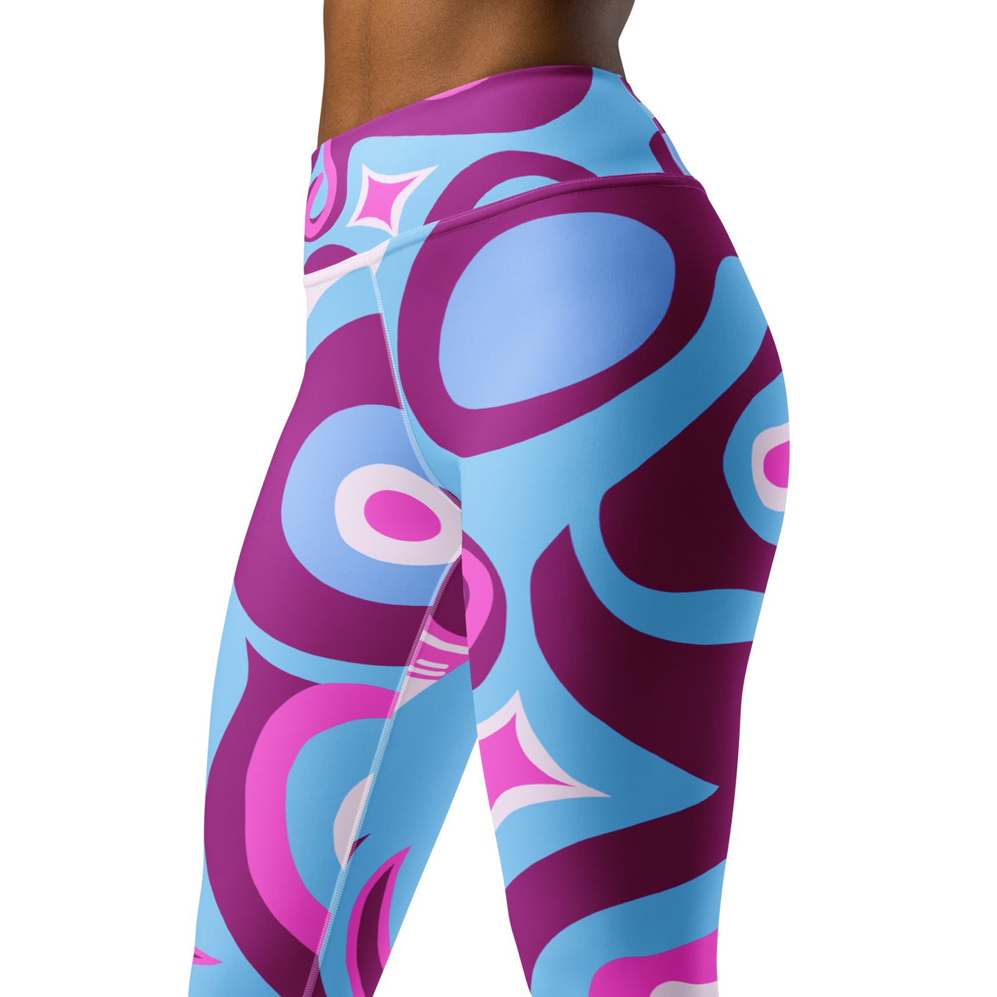 Dreamy Lilac Fine Art Print Yoga Leggings