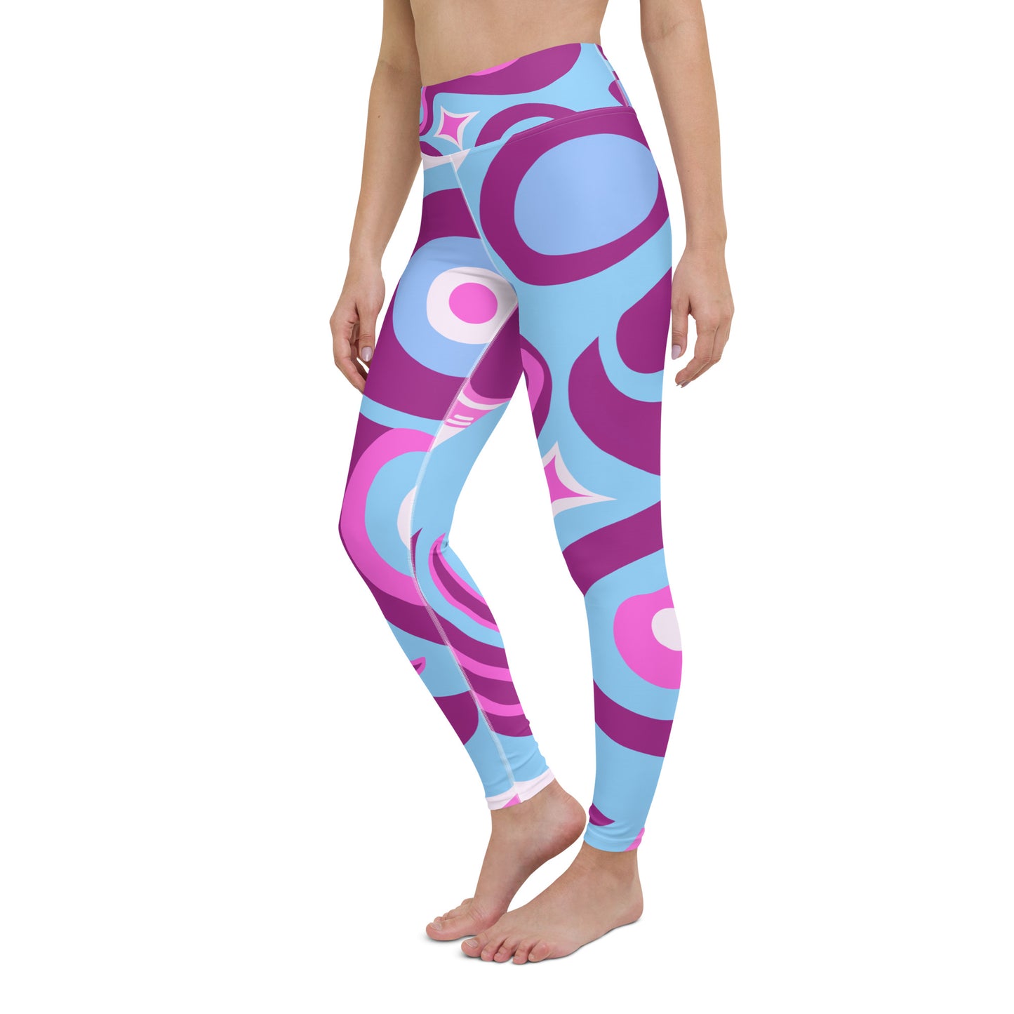 Dreamy Lilac Fine Art Print Yoga Leggings