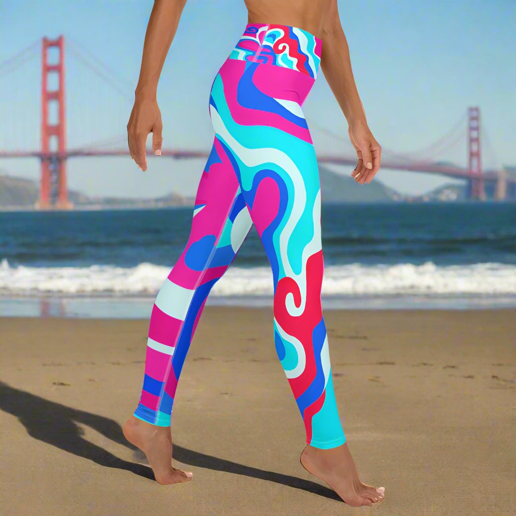 Bay Area Breeze Fine Art Print Yoga Leggings