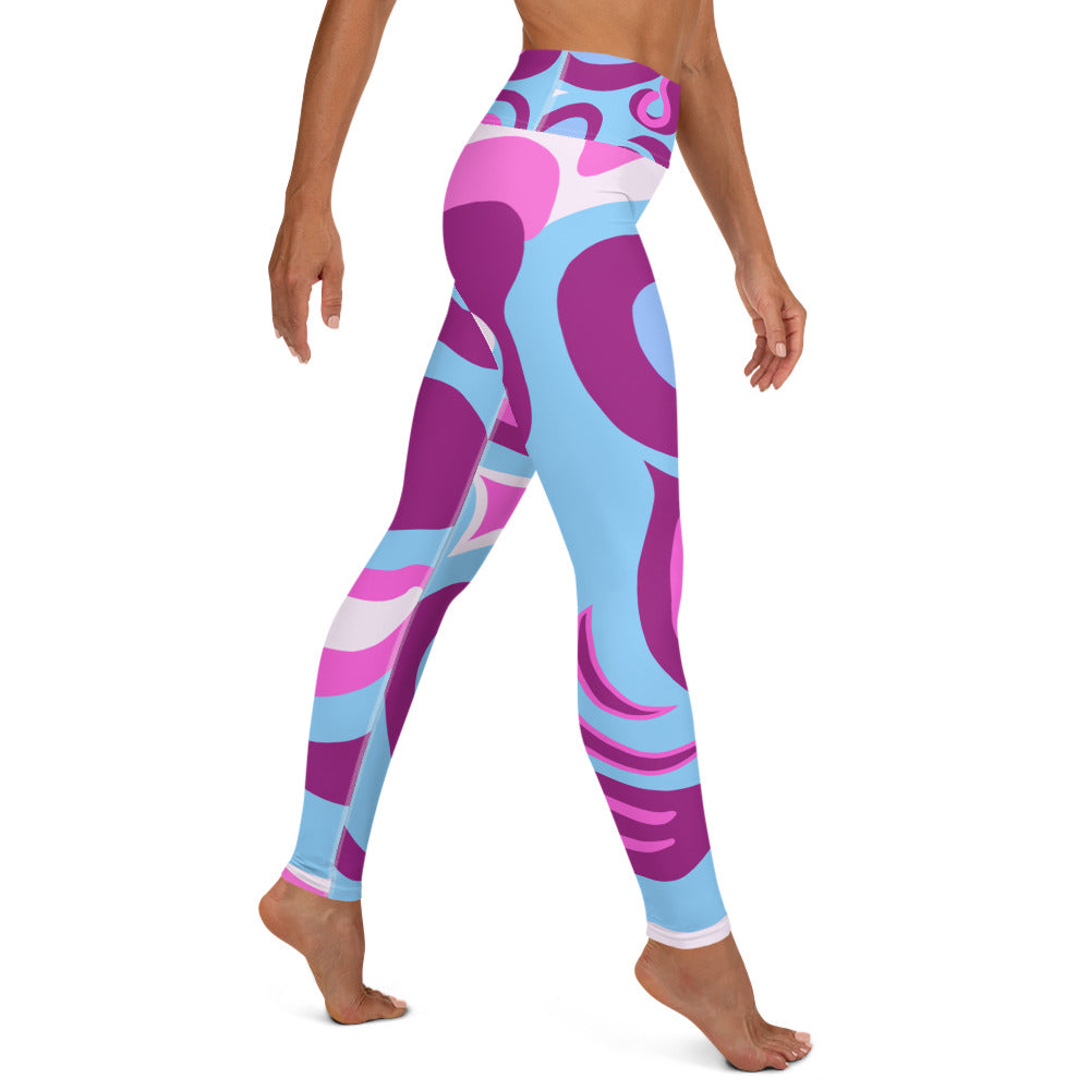 Dreamy Lilac Fine Art Print Yoga Leggings