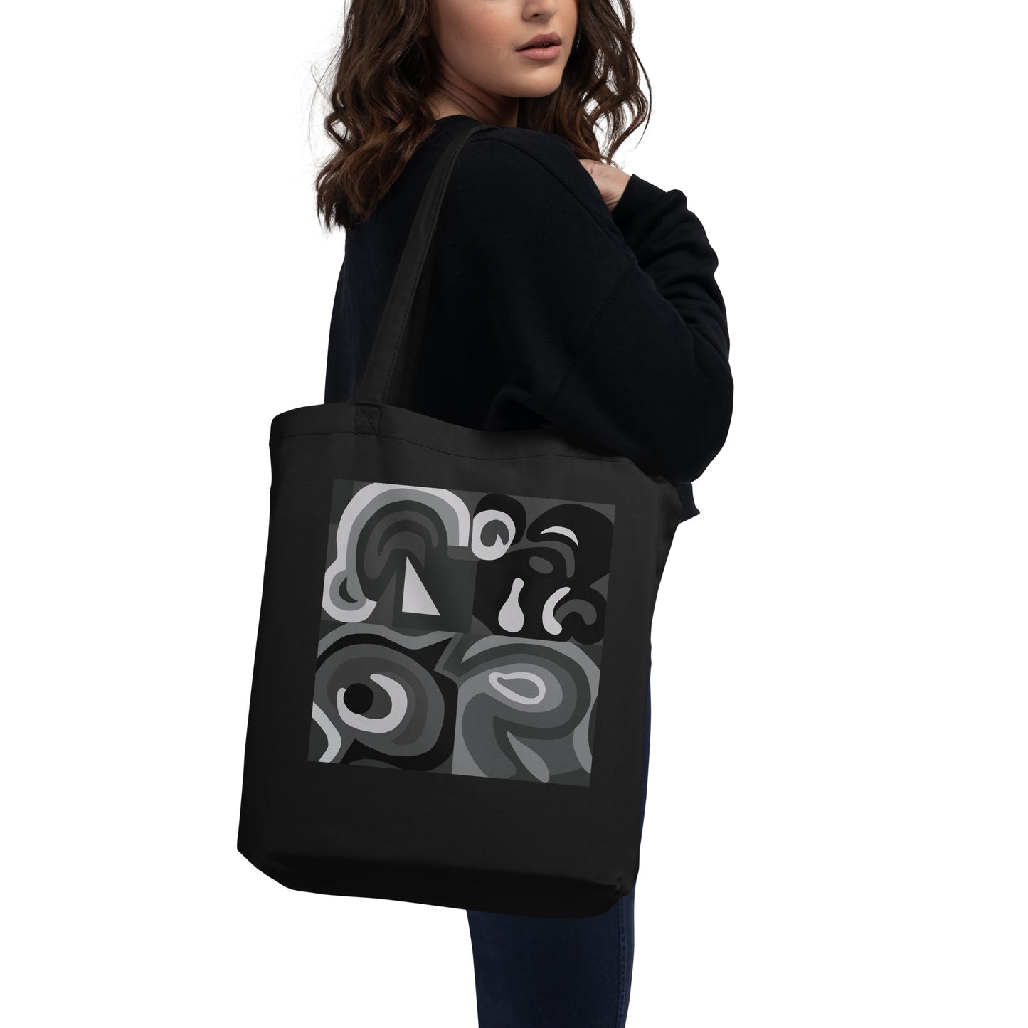 San Francisco Pacific Heights Eco Fine Art Print Tote Bag