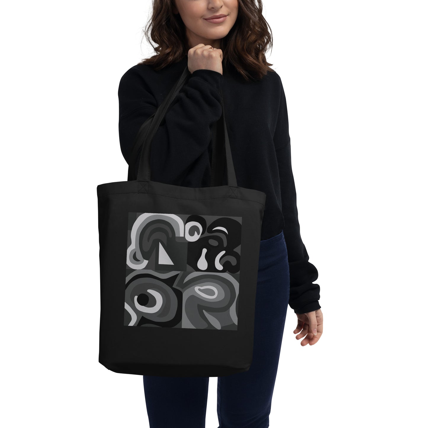 San Francisco Pacific Heights Eco Fine Art Print Tote Bag